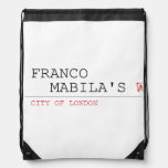 franco    mabila's  Drawstring Backpack