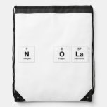 N OLA  Drawstring Backpack