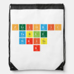 Periodic
 Table
 Write
 r  Drawstring Backpack