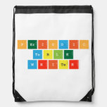 Periodic
 Table
 Writer  Drawstring Backpack
