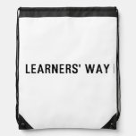 Learners' Way  Drawstring Backpack