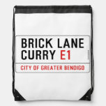 Brick Lane Curry  Drawstring Backpack