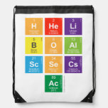 Hheli
 Boal
 Scsecs
 Ac  Drawstring Backpack