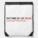 Rhythms of Life  Drawstring Backpack