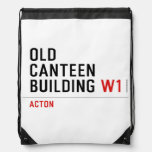Old  Canteen  building  Drawstring Backpack