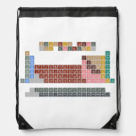 Periodic table
 -Of elements-
 H                He
 LiBe          BC|N|OFNe
 NaMg          AlSiP|S|ClAr
 KCaScTiVCrMnFeCoNiCuZnGaGeAsSeBrKr
 RbSrYZrNbMoTcRuRhPdAgCdInSnSbTeIXe
 CsBa*HfTaWReOsIrPtAuHgTlPbBiPoAtRn
 FrRa⁑RfDbSgBhHsMtDsRgCnNhFlMcLvTsOg
 
 *LaCePrNdPmSmEuGdTbDyHoErTmYbLu
 ⁑AcThPaUNpPuAmCmBkCfEsFmMdNoLR  Drawstring Backpack