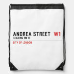 Andrea street   Drawstring Backpack