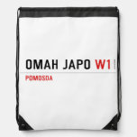 omah japo  Drawstring Backpack