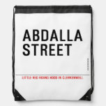 Abdalla  street   Drawstring Backpack