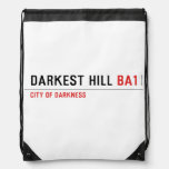 darkest hill  Drawstring Backpack