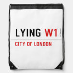 Lying  Drawstring Backpack