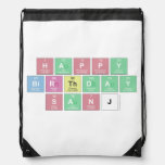 Happy 
 Birthday
 Sanj  Drawstring Backpack