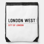 LONDON WEST   Drawstring Backpack