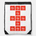 HeHeHe
          He
 HeHeHe
 He
 HeHeHe  Drawstring Backpack