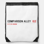 Comparison alley   Drawstring Backpack