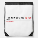 THa new life kid  Drawstring Backpack