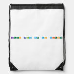 Keep calm and do science   Drawstring Backpack