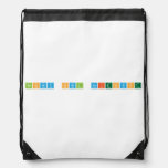 Snowy Owl Scientist  Drawstring Backpack