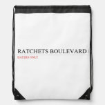 ratchets boulevard  Drawstring Backpack