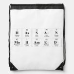 Hassan
 Mohamed   Drawstring Backpack