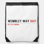 Wembley Way  Drawstring Backpack