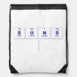 SUNS
   Drawstring Backpack