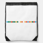 department of chemistry  Drawstring Backpack
