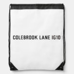 COLEBROOK LANE  Drawstring Backpack