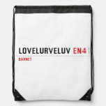 Lovelurveluv  Drawstring Backpack
