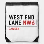 West End  Lane  Drawstring Backpack