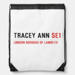 Tracey ann  Drawstring Backpack