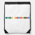 Green Chemistry  Drawstring Backpack