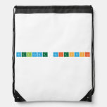 Welcome Scientists  Drawstring Backpack