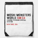 mOSHI mONSTERS wORLD  Drawstring Backpack