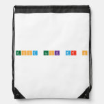 good luck mr h  Drawstring Backpack