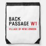 Back Passage  Drawstring Backpack