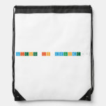 Science is Awesome!!  Drawstring Backpack