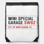 MINI SPECIAL GARAGE  Drawstring Backpack