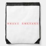 Seasons Greetings  Drawstring Backpack