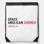 Grace ANglican  Drawstring Backpack