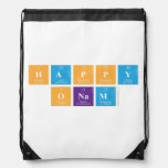 Happy
 Onam  Drawstring Backpack