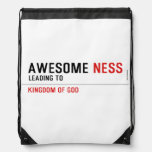 awesome  Drawstring Backpack