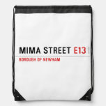 MIMA STREET  Drawstring Backpack