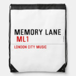 Memory Lane   Drawstring Backpack