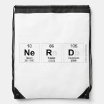 nerd  Drawstring Backpack