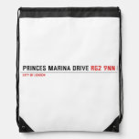 PRINCES MARINA DRIVE  Drawstring Backpack