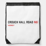 Crouch Hall Road  Drawstring Backpack
