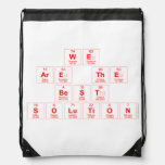 we 
 are the
 best 
 solution  Drawstring Backpack