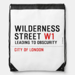 Wilderness  Street  Drawstring Backpack