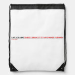 ilove jessamae  Drawstring Backpack
